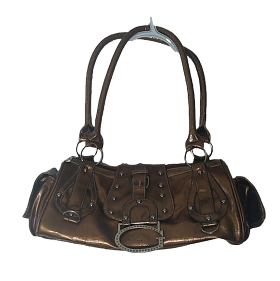 *JINRY* Women's Purse Gold 17"long 7.5 wide 10" strap - Picture 1 of 12